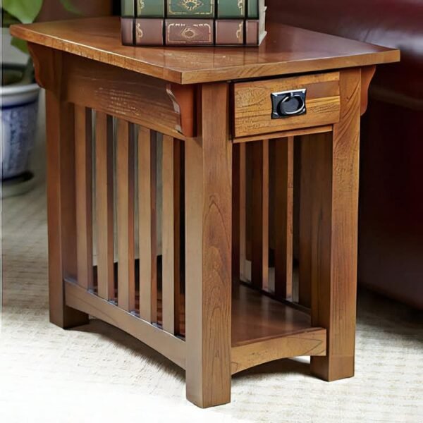 Solid Wood Traditional Bed Side Table - Image 5