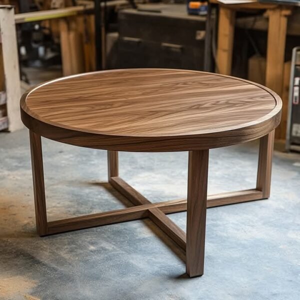Round Size 4 Seater Dinning Table - Image 2